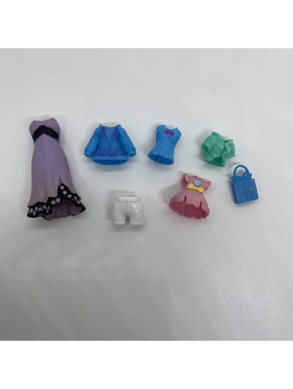 Polly Pocket Clothing Accessories Lot Of Seven